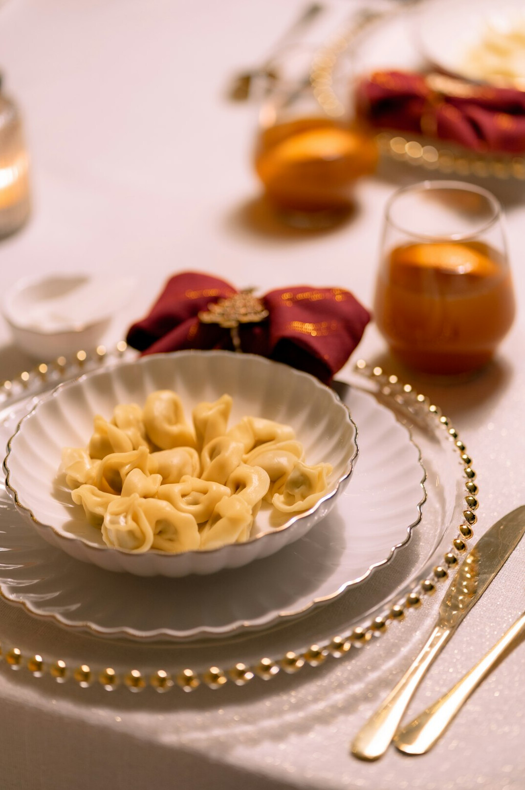 polish pierogi on plate